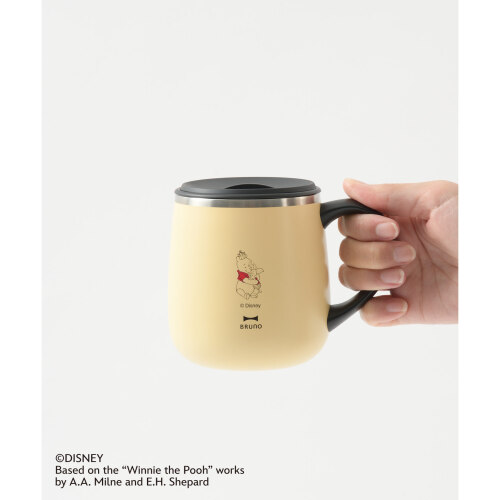 Pooh 蓋つきステンレスマグ short