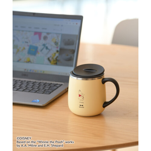 Pooh 蓋つきステンレスマグ short