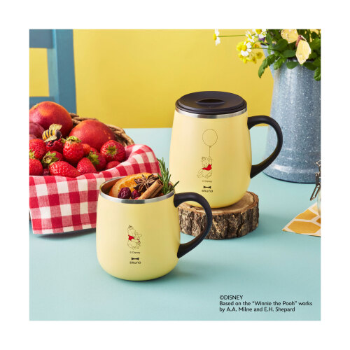 Pooh 蓋つきステンレスマグ short
