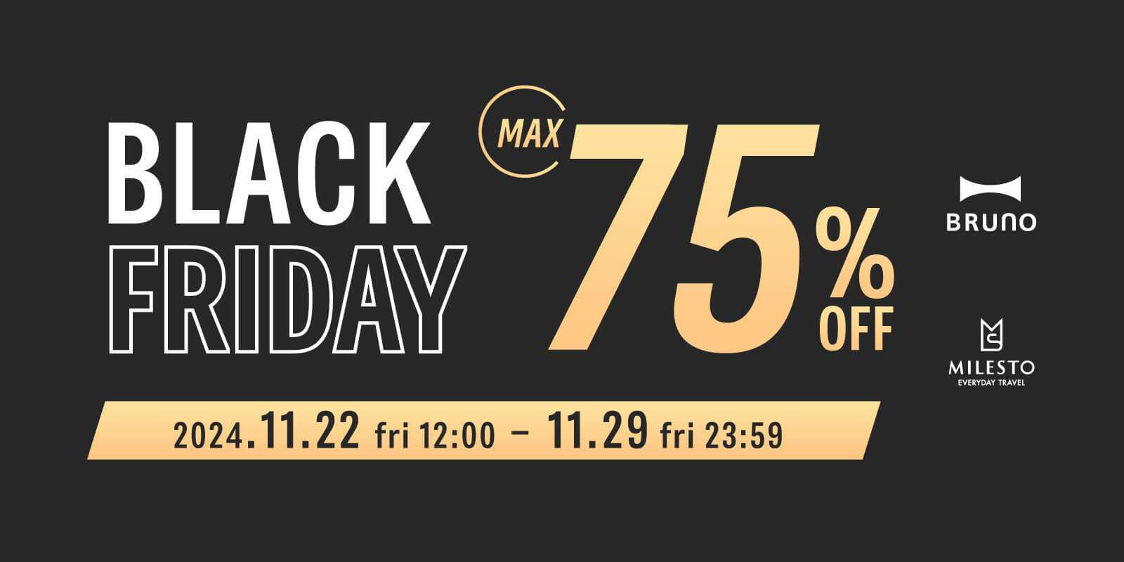 BLACK FRIDAY（ブラックフライデーセール）