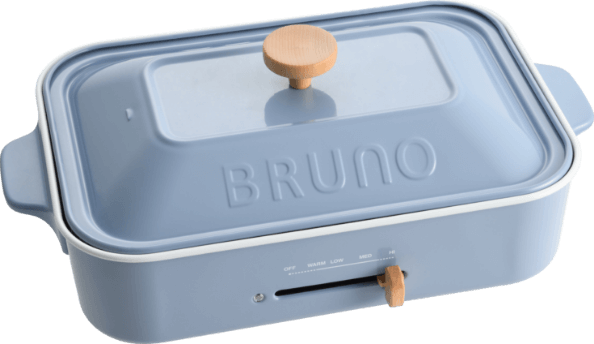 コンパクトホットプレート ホーローブルー