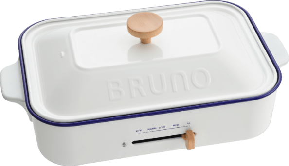 コンパクトホットプレート ホーローホワイト