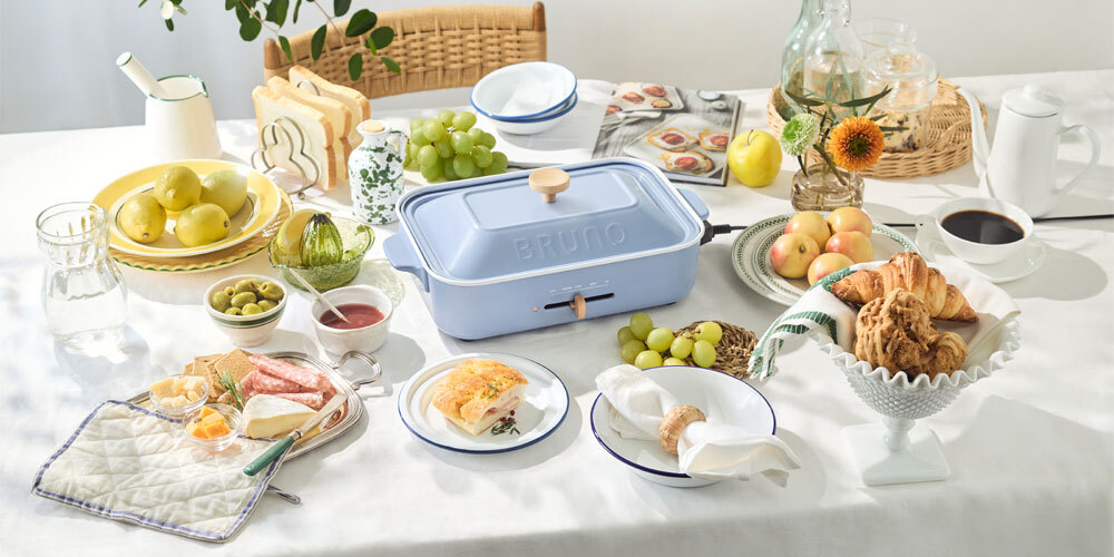 コンパクトホットプレート 【直営店限定カラー】ピンクベージュの通販
