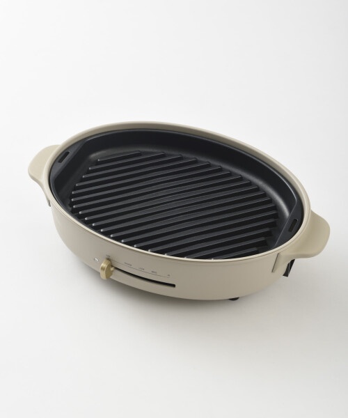 【新品 未使用品】BRUNO オーバルホットプレート グレージュ オーバルホットプレート グレージュの通販 | BRUNO online