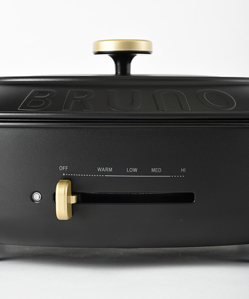 オーバルホットプレート＋スチーマー セット グレージュの通販 | BRUNO