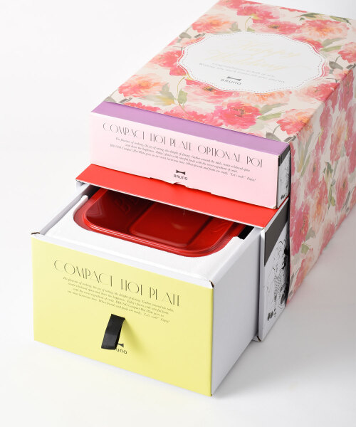 FS】《結婚祝い》コンパクトホットプレート+鍋 ギフトセット ホワイト