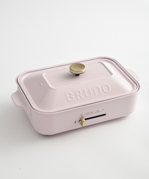 3点セット　BRUNO コンパクトホットプレート　ホワイト　セラミックコート鍋 Amazon | BRUNO コンパクトホットプレート + セラミックコート鍋