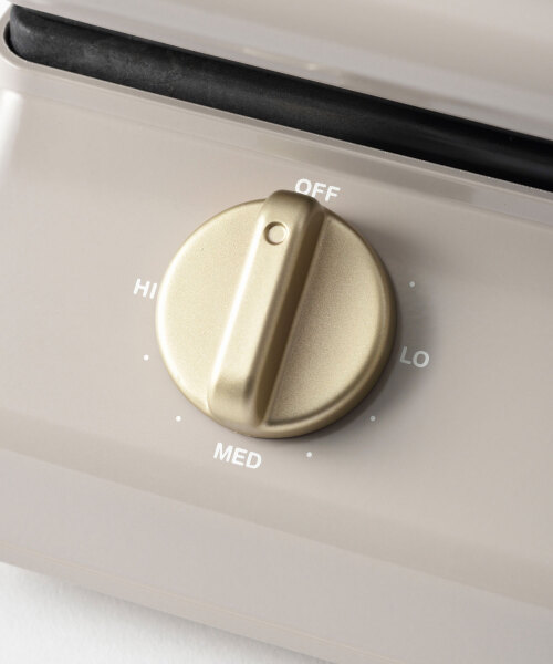 グリルサンドメーカー ダブル＋ミニケーキプレート セット グレージュ