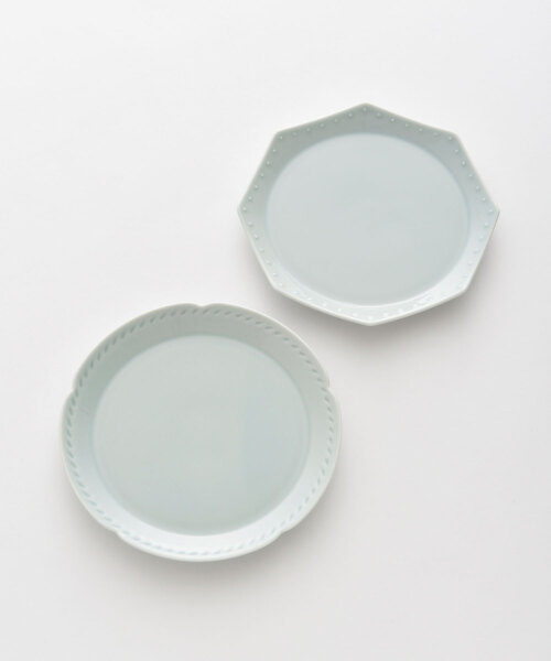   プレート6枚セット FLOWERプレートセットΦ17+ペアHASHI ギフトバッグセット プレート