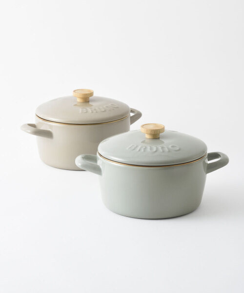 ホーロー両手鍋 20cm+《カタログギフト》UMASHIMA 月 ギフトバッグ