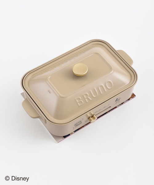 ◆ブルーノ ホットプレートディズニー DISNEY コンパクトホットプレート ベージュの通販 | BRUNO online