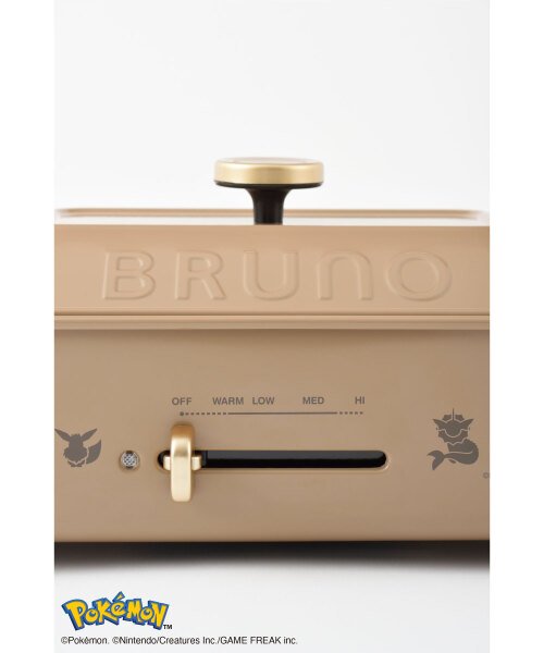 イーブイフレンズコンパクトホットプレート＋セラミックコート鍋セット