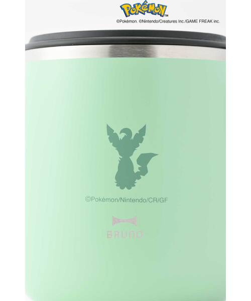 イーブイフレンズホーローケトル +蓋つきステンレスマグshort グレー