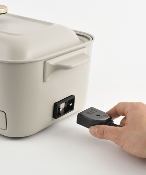 コンパクトグリルホットプレート スチーマー(1段)&セラミックコート鍋