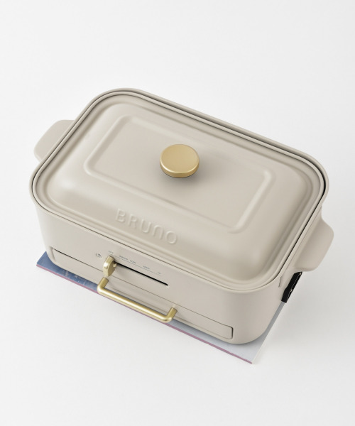 コンパクトグリルホットプレート スチーマー(1段)&セラミックコート鍋