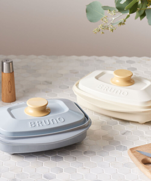 単機能電子レンジ＋レンジメート プロ スクエア by BRUNO セット 電子