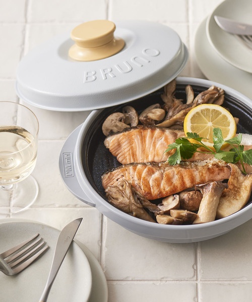 【新品未使用】レンジメート　プロ　ブルーノ　（ブルーグレー） レンジメート プロ by BRUNO 2種セット ブルーグレー/スクエア ブルー