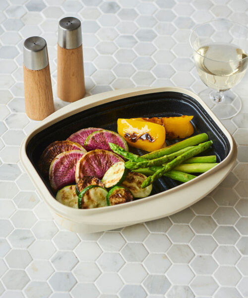 レンジメート プロ by BRUNO 2種セット ブルーグレー/スクエア ブルー