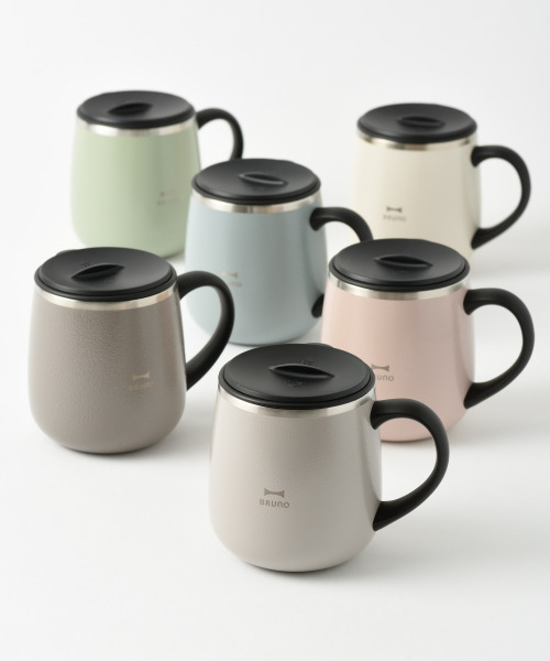 蓋つきステンレスマグ short＋お茶2種 ギフト巾着Sセット ピンク