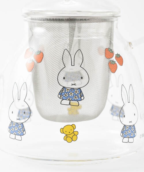 Dick Bruna×GENIAL ミッフィー耐熱ガラスポット ティー 紅茶 茶 優雅