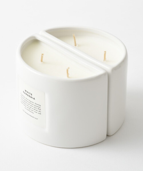 Soy Wax Candle ホワイト ガーデニアの通販 | BRUNO online