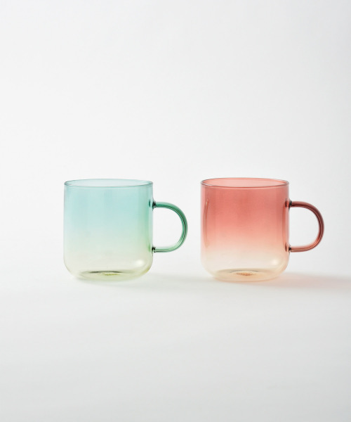 BRUNO 耐熱ガラス skypattern mug ペア GR_ORの通販 | BRUNO online