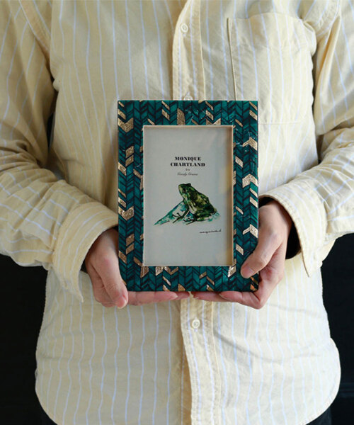 【美品】 リトルサムライ　プラーク　木製フレーム　ブルー 01837341_sku_66a9eaa4e078c.jpg