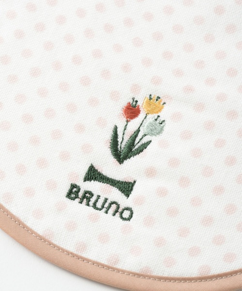 BRUNO モチーフ刺繍スタイ アイボリーの通販 | BRUNO online