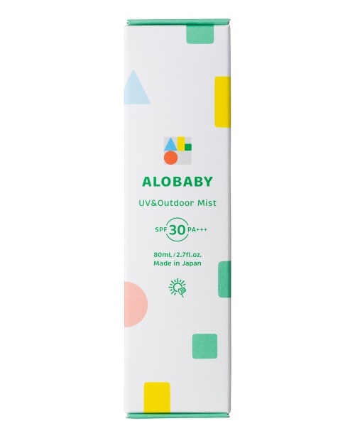 ALOBABY UV&アウトドアミスト(SPF30PA+++) ライトグリーンの通販