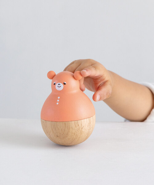 まわるおきあがりこぼし おとぼけテディ の通販 | BRUNO online