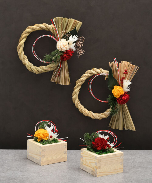 しめ飾り15cm レッド×ホワイトの通販 | BRUNO online