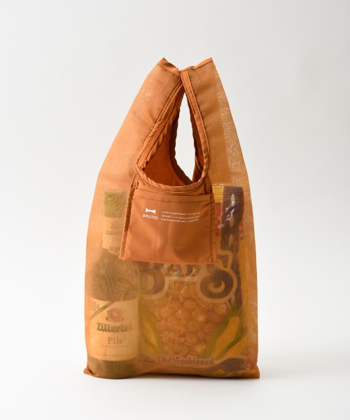 ポケッタブルエコバッグS コーラルピンクの通販 | BRUNO online