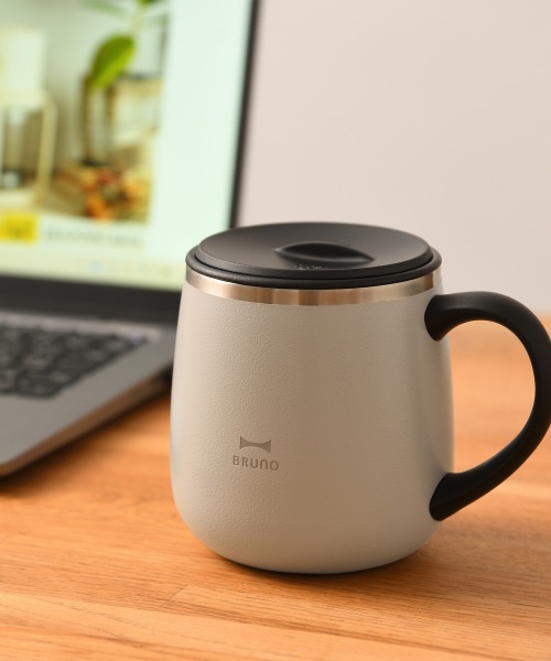 蓋つきステンレスマグ tall アイボリーの通販 | BRUNO online