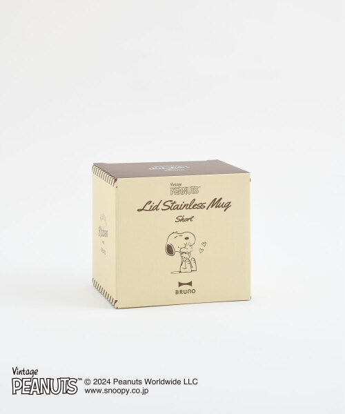 PEANUTS 蓋つきステンレスマグ short エクリュの通販 | BRUNO online