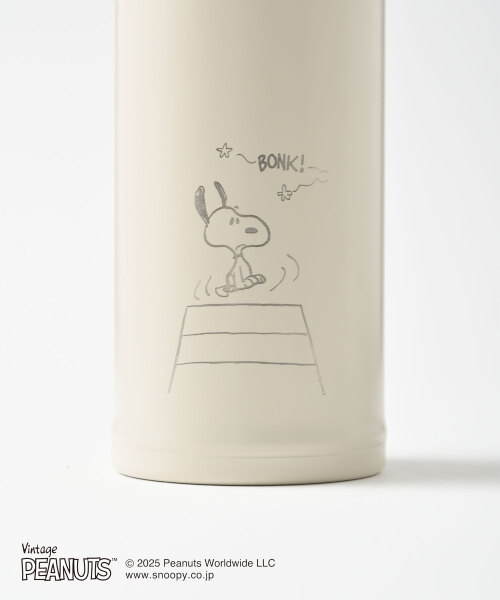 BRUNO  PEANUTS ステンレスデイリーケトル エクリュ　スヌーピー PEANUTS軽量ステンレススクリューボトル tall エクリュの通販