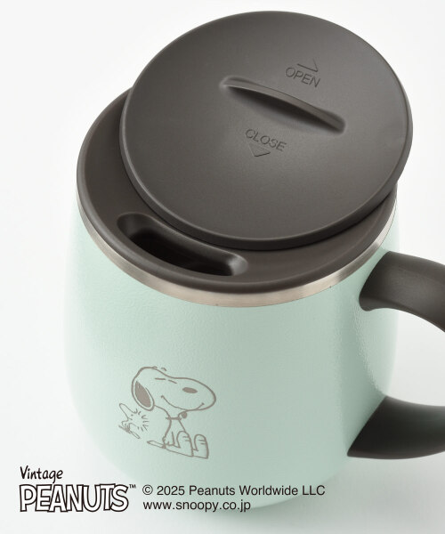 PEANUTS蓋つきステンレスマグshort パープルの通販 | BRUNO online
