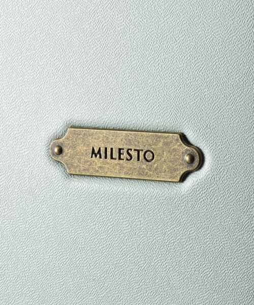 MILESTO 75L ストーンブルー MILESTO UTILITY ハードキャリー75L ストッパー付 ストーン