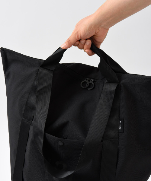 MILESTO UTILITY ポケッタブルトートバッグ 18L テラコッタの通販
