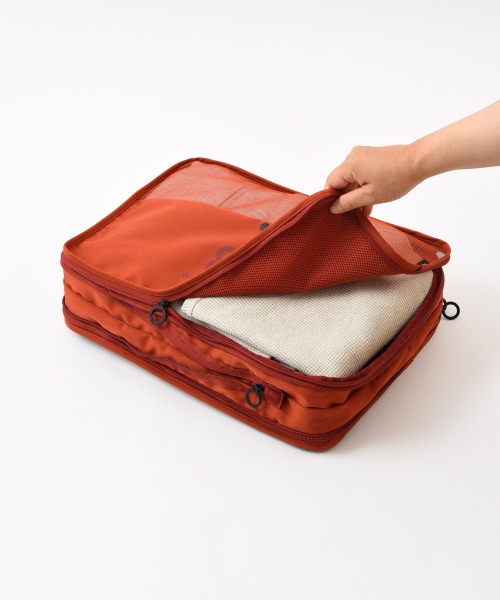 MILESTO UTILITY 圧縮パッキングオーガナイザーダブルポケット 8L×2