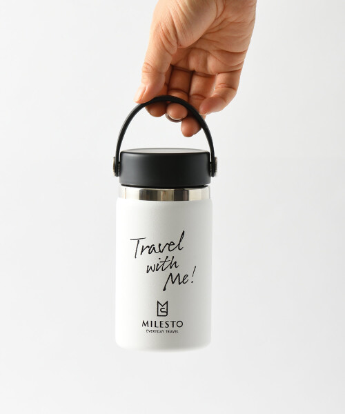 MILESTO×ハイドロフラスク ワイドマウスボトル12oz ホワイトの通販