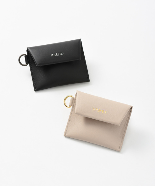 Punto&Linea ミニマルポーチ グレージュの通販 | BRUNO online