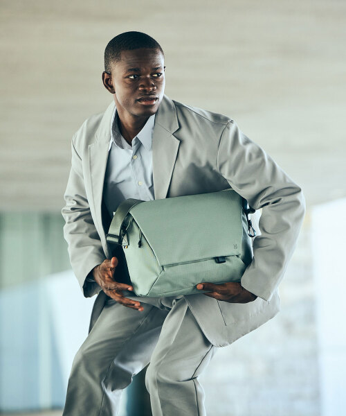 Hutte メッセンジャーバッグ L ライトグレーの通販 | BRUNO online