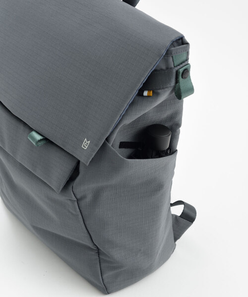 MILESTO Hutte Wフラップバックパック ブラックMLS942 MILESTO ミレスト Hutte Wフラップバックパック 22L MLS942