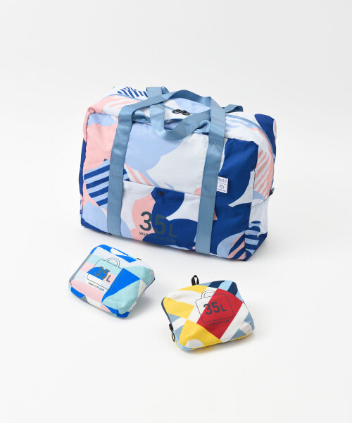MILESTO×PAPIERTIGRE ポケッタブルボストン 35L メモリーの通販