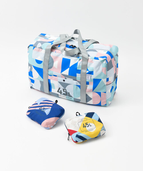 MILESTO×PAPIERTIGRE ポケッタブルボストン 45L メモリーの通販