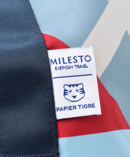 MILESTO×PAPIERTIGRE ポケッタブルボストン 45L メモリーの通販