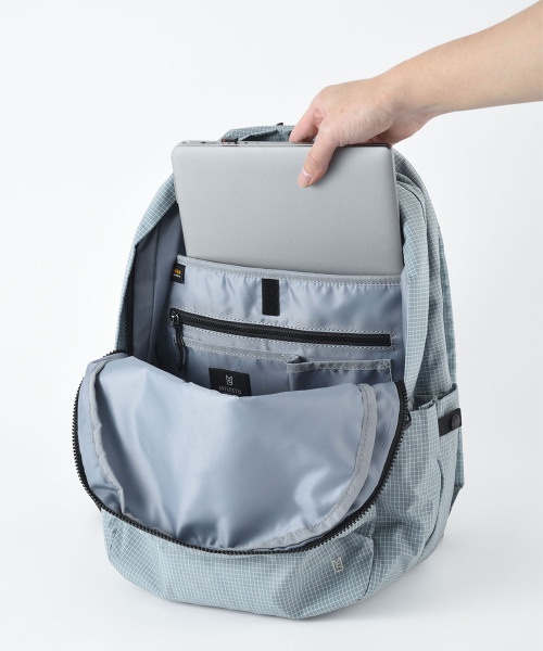 smoothmood グレー リュック・バックパック 新品 人気商品 無印良品 肩の負担を軽くする 撥水 上から開く