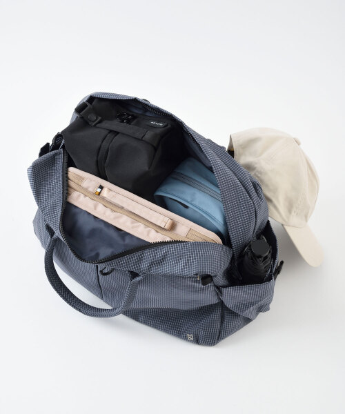 【美品】MILESTO TROT ダッフルバッグ マザーズバッグ グレー MILESTO ボストンバッグ 25L 2WAY ダッフルバッグ TROT