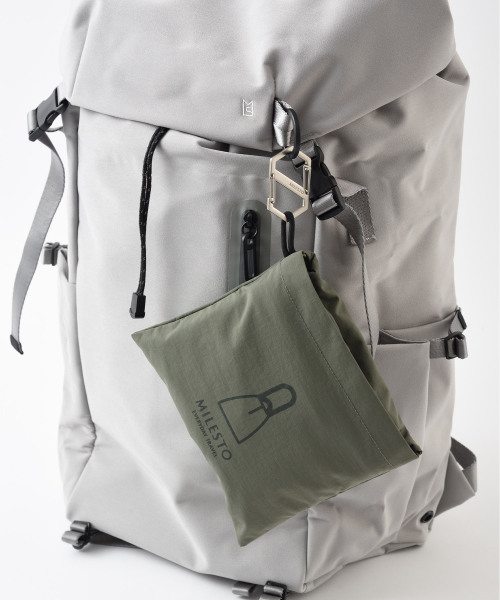 MILESTO UTILITY パッカブルショルダーバッグ カーキの通販