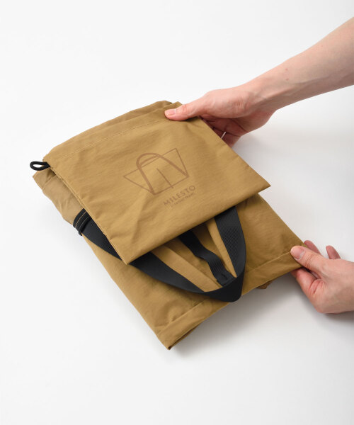 MILESTO UTILITY パッカブルビッグトートバッグ カーキの通販 | BRUNO